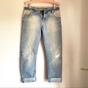 Zara Jeans - Zara Ripped Boyfriend Jeans Size 2 Zara Jeans - Zara Ripped Boyfriend Jeans Size 2
